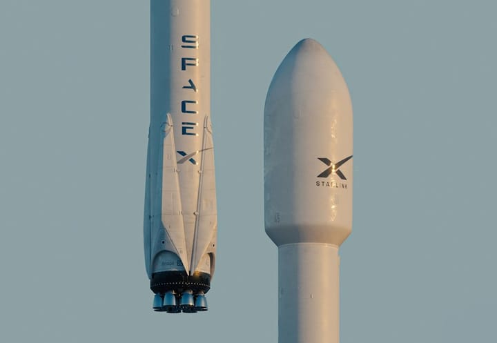 A SpaceX rocket launches against a twilight sky, symbolizing innovation in AI coding and IPO strategies.