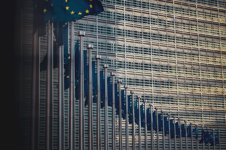 Brussels officials discuss AI content labeling regulations, emphasizing transparency and accountability in technology.